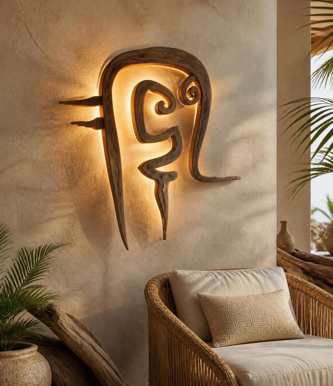 Handcrafted wooden furniture