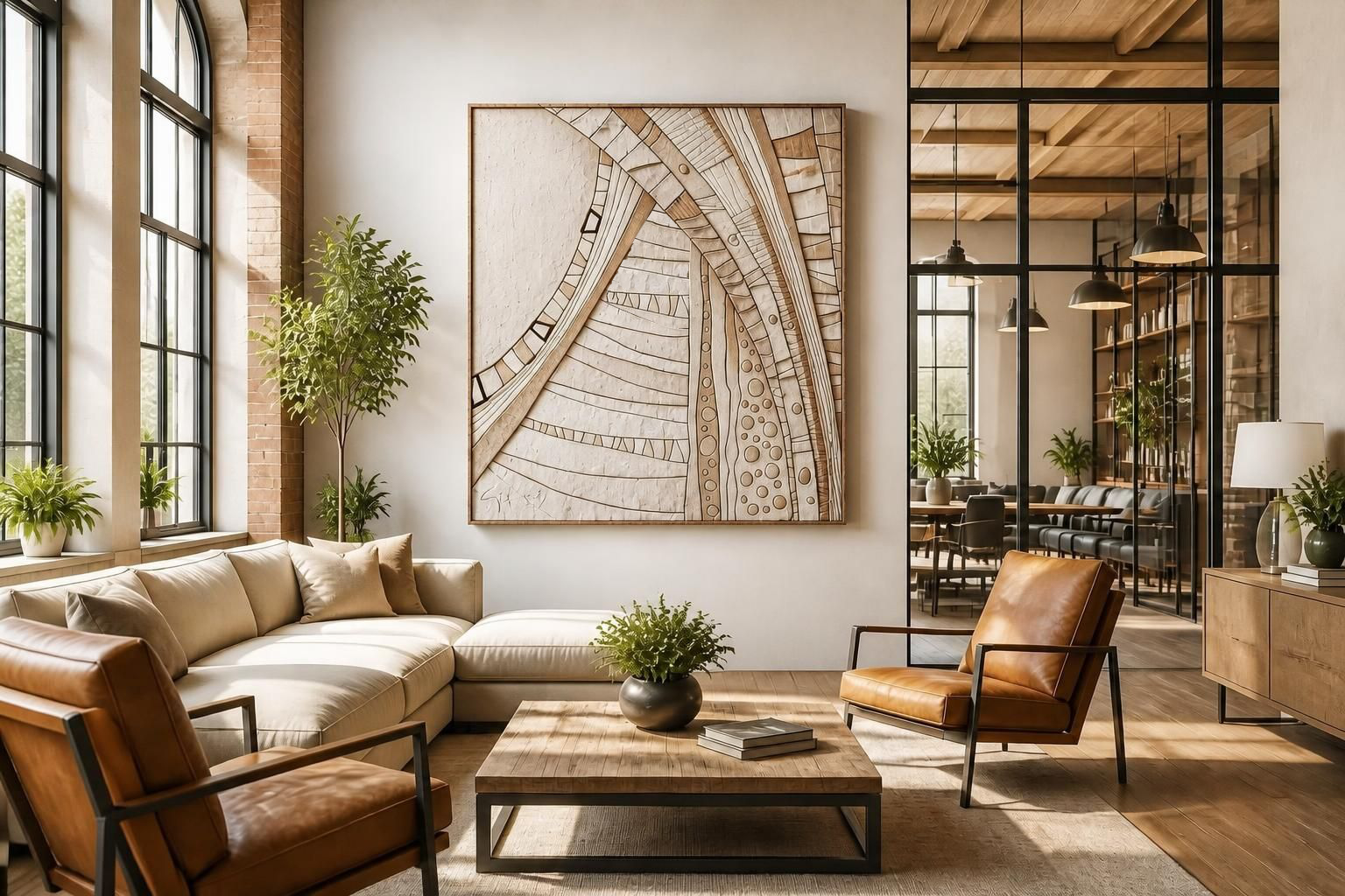 Wall Panels in a modern interior
